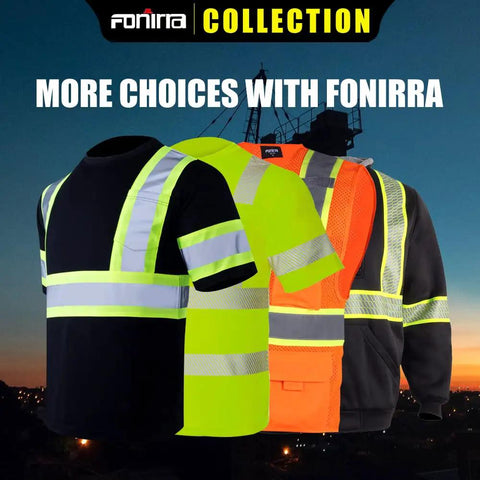High Visibility Long Sleeve Work Shirt For Construction And Road Work ANSI Class 3 Hi Vis With Durable Reflective Tape 3 Pack Black Built
