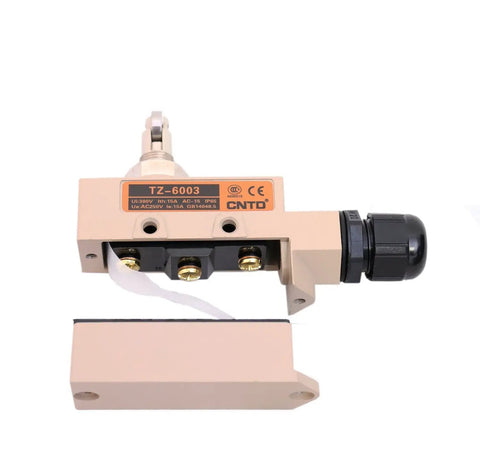 Industrial Grade Micro Switch With Vertical Roller Plunger For Roll Up And Push Pull Doors Waterproof And Oilproof 110V 220V