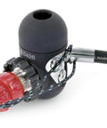 Rotating DIN Cap N Cap AE0151 For Early Stage Diving Polycarbonate Construction Black With Beefed Up Rotating Swivel 200 To 300 Bar Thread Made In Italy