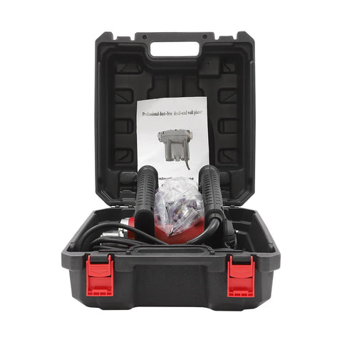 Heavy Duty 1300W Electric Wall Paint Scraper For No Sweat Putty Removal And Concrete Surface Prepping Featuring Pro Grade Multi Blade Handheld Wall Planer with included case.