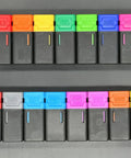 Beast Mode 16 Inch Rivet Nut Tool Kit With 17 Metric And SAE Mandrels color-coded mandrels on a dark surface