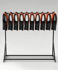 Hella Sturdy Rolling Life Vest Holder And Pfd Storage Rack Featuring Swivel Casters For Effortless Beach And Poolside Gear Drying Sweet Setup Mobile Organizer Rack with life vests.