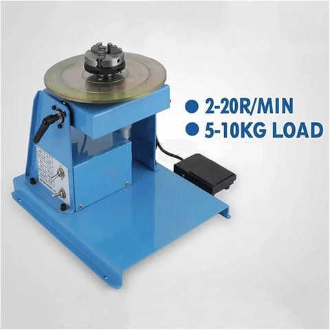 Heavy Duty Welding Positioner Turntable with adjustable speed control and sturdy design for efficient welding tasks.