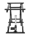 Heavy Duty Electric Scissor Lift Table With 250 Lbs Capacity, sturdy black platform, adjustable frame view from front.