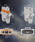 Hella Reliable 120A 1200V Waterproof Male Female Power Connector Set Heavy Duty Plug And Play Adapter dimensions and design
