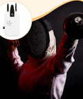 Standalone Fencing Target Practice Tool With Chip Sensor Tech For Beginners Compact Foil Training shown during use