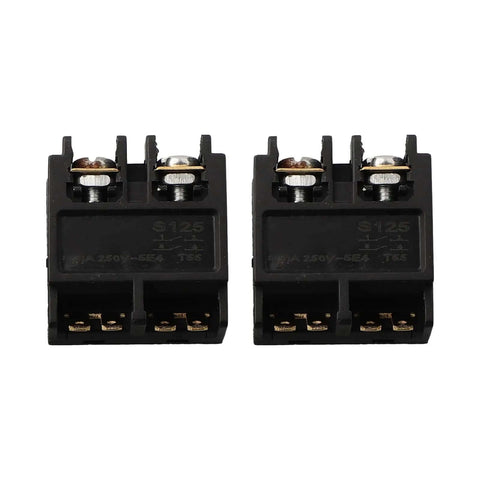 Heavy Duty Push Button Switch Replacement Kit For Angle Grinders And PCS Polishers Wiring Terminal Connector Pack Style A Easy Install Two Switches Included Grinder Parts And Accessory Upgrade.