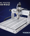Beast Of A USB Port 6040 2200W CNC Router Engraving Milling Drilling Carving Machine With Limit Switch Mach3 Compatible USB Connectivity