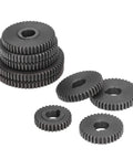 Heavy Duty 9 Piece Metal Gear Set For Mini Lathe Precision Machined rust proof gears stacked for replacement parts T60 T50 T45 T40 T35 T30 CJ0618