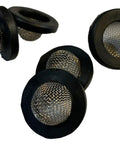 Five Pack Inlet Filter Strainer Screens With Three Quarters Inch Hose Size Grommet Seal For Pressure Washer Garden Hose Hookups And Washing Machine Intake Filtration