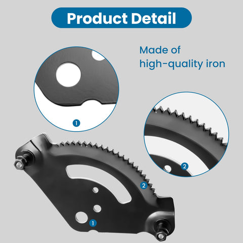 Close-up of Steering Gear Pinion Gear For Lawn Mower Replacement Fits Cub Cadet LTX LT Series Toro Troy Bilt Craftsman MTD Models