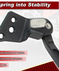 Close-up of Dirt Bike Kickstand Aluminum Side Stand For YZ250F YZ450F 2014 2026 with mounting holes.