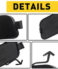 Details of Honda HR-V Front Bumper Tow Hook Cover Cap 2019 2021 ABS Plastic Replacement Eye Cap showing hooks and fit