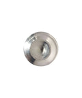 Top view of 2-56 Thread Cup Point Socket Set Screws Full Thread Allen Drive 18-8 Stainless Steel Bright Finish Three Eighths Inch Length Qty 50 Grub Screws For Machinery And Assemblies.