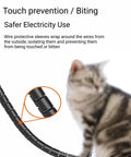 16.4 Feet Spiral Cable Wrap That Makes Winding A Breeze Coiled Cord Sleeve Tube Cover For Electrical Wires No Fuss Wire Organizer Kit Black 1.1 In Diameter Easy Unroll And Cut Durable Plastic with cat preventing biting.
