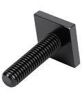 No Drill Install Heavy Duty Four Square Head T Slot Bolt Adapters For Roof Rack Crossbars Smooth Slide Fit, 20mm base.