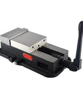 Pro Grade 6 Inch Bottomless Heavy Duty Angle Vise Built Like A Boss With Rock Solid Cast Iron Jaws Zero To Ninety Swivel Base for drill press.