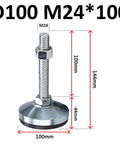 Heavy Duty Adjustable Leveling Feet 4 Pack Tough As Nails Carbon Steel Support Legs For Uneven Floors and Decks, 100mm height.