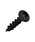 Heavy Duty Pan Head Wood Screws Black Phosphate Finish Corrosion Resistant Coarse Threading Fast Installation For Mdf And Lumber Projects