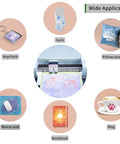 Watercolor Sublimation Transfer Paper 12x12 Inches For Blank T Shirts Cups Coasters Mugs 8 Pieces Set Seamless Transfer Sheets diagram