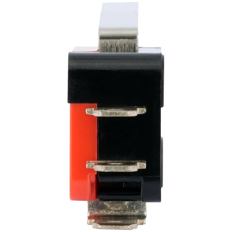 Side view of 10Pcs Micro Limit Switch Kit SPDT 1NO 1NC With Lever, Momentary Type, 15A 250V AC for general machinery model V1531C25.