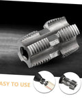 BESPORTBLE PPR PVC Pipe Threading Tool For Electric Drill And Manual Use close-up view showing robust steel threading adapter.