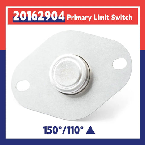 20162904 Primary Limit Switch for Goodman Furnace L40-524, 150/110° replacement, front view, DIY install