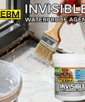 Application of TEBM Crystal Clear Waterproof Coating And Rock Solid Sealant For Roofs And Walls Keeps Things Bone Dry Indoors And Outdoors.