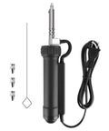 Electric Desoldering Pump For PCBs And Electronics Repair 110V 30W Automatic Solder Sucker with anti splash design, 3 tips