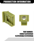Shift Cable Column Linkage Kit For Ford E Series Vans And F150 1998 To 2014 Fit Expedition Explorer Edge Excursion And More Durable Inner Retainer Clips Easy Install Two Piece Repair Set, green plastic bushing parts