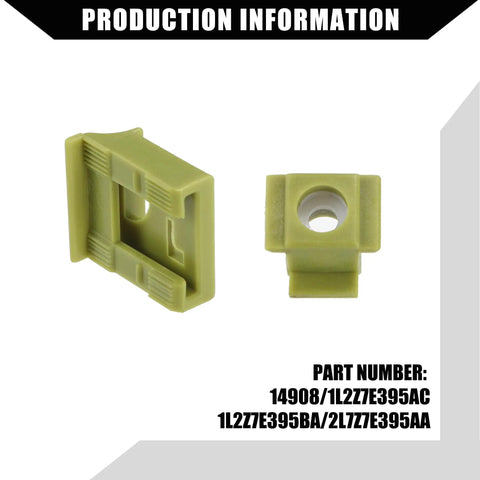Shift Cable Column Linkage Kit For Ford E Series Vans And F150 1998 To 2014 Fit Expedition Explorer Edge Excursion And More Durable Inner Retainer Clips Easy Install Two Piece Repair Set, green plastic bushing parts
