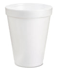 8 Ounce Foam Cups Case of 1000 White for Hot and Cold Drinks Office Home Parties Great for Coffee Tea Cocoa Sodas and Lemonade