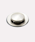 Easy Install Bathroom Sink Pop Up Drain With Overflow For Openings From 1.57 To 2.36 Inches Solid Brass Construction With Brushed Nickel Finish