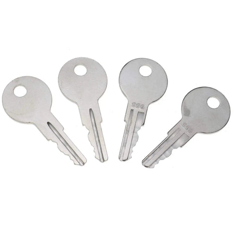 Heavy Duty Four Pack Ignition Keys Tailored For Hyster Yale Machinery Plus Lull Uprights Featuring Dead Simple Swaps For Lightning Fast Starts On Demanding Job Sites Daily
