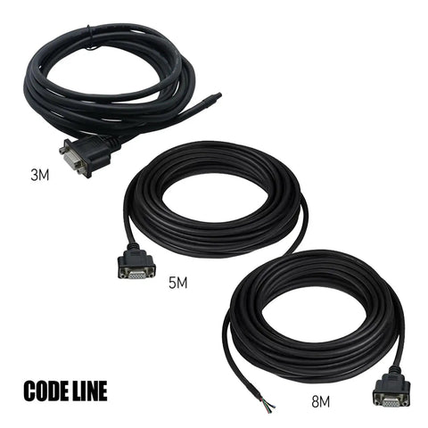 High Torque Nema 34 Closed Loop Servo Stepper Motor With Encoder Driver Power Supply Mach3 Interface Board 4Set Engraver Kit 4.5 To 12 Nm Holding Torque 3 Meter Encoder Cable CNC Ready For Precise Engraving 3M 5M 8M cables