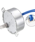 Beefy Heavy Duty Metal Gear Synchronous AC Motor 100 127V 2 2.4 RPM 50 60Hz 4W CW 10 Kgf Cm Torque 40cm Lead