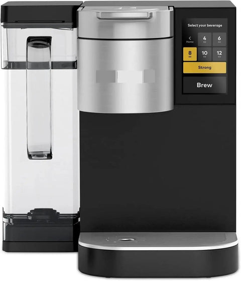 Commercial Espresso Machine With Large Water Reservoir Delivers Freshly Brewed Coffee Tea And Hot Cocoa In About A Minute, Ideal For Office