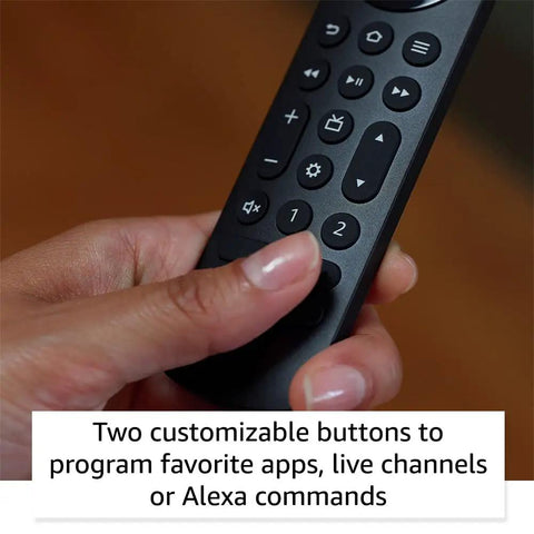 Alexa Voice Remote Pro For Fire TV With Remote Finder Backlit Buttons TV Controls Volume And Power Hands Free Newest Model And Easy Setup For Seamless Home Theater