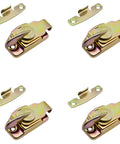 Heavy Duty Table Leaf Locks 4 Pack Gold Furniture Hardware Connectors With Mounting Screws For Extension Dining Tables.