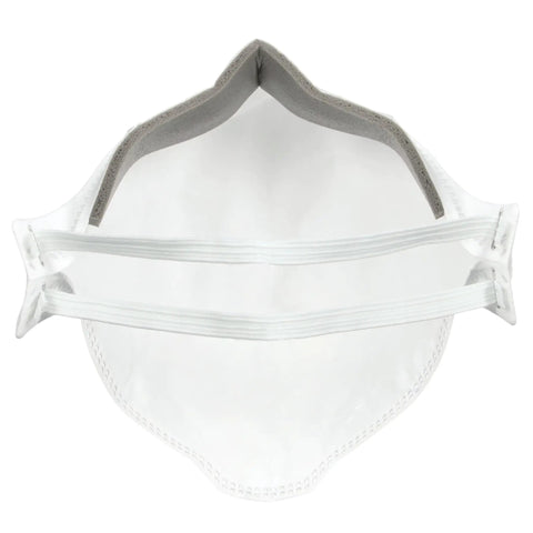 Front view of Aura N95 Particulate Respirator 9210 Plus Pack Of 20 Disposable Respirators Individually Wrapped NIOSH Approved