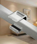 Clear acrylic 2 Pack Hockey Stick Wall Mount Rack Duo, Horizontal Display Holder with anti-scratch pad on metal bar.