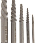 Heavy Duty Screw Extractor Set For Stripped Screws And Broken Fasteners, Spiral Left Hand Design, 5 Piece Durable Metal Set