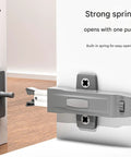 Push Latches With Rebound Locking Device For Cabinets And Drawers, Touch Open Catches Without Handles, Easy Quick Install shown