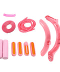 Pink Anti Collision Strip Kit For Electric Scooter Handlebar Grip And Brake Pipe Protection, Waterproof Cover, M365 Pro 2 Compatible Accessories