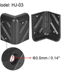 Heavy Duty Speaker Corner Protectors And Cabinet Edge Guards For Stackable Guitar Amps Hella Scratch Proof Polypropylene Angle Covers, model HJ-03.
