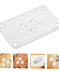 Solid As A Rock Heavy Duty Iron Furniture Leg Conversion Brackets For Couches And Tables flat iron mounting plate with holes