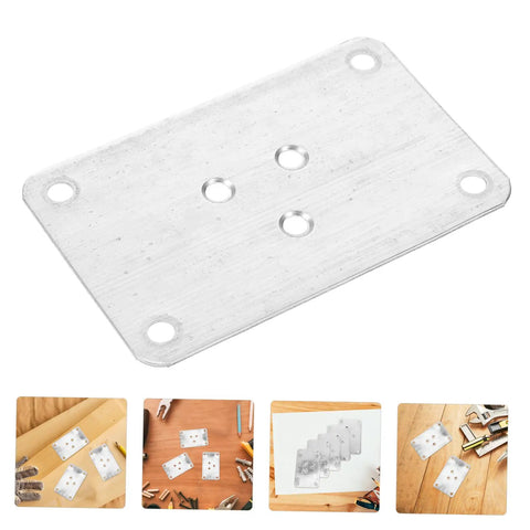 Solid As A Rock Heavy Duty Iron Furniture Leg Conversion Brackets For Couches And Tables flat iron mounting plate with holes