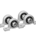 KP08 8mm Bore Zinc Alloy Pillow Block Bearing Flange Block Self Aligning Rust Proof Durable Long Life Pack Of 4
