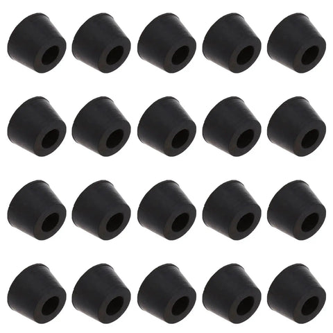 20 Pcs Rubber Feet Bumpers For Cases Cabinets Boxes 17x10x1 Durable Non Slip Quiet Surface Protection Non Toxic Odorless