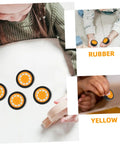 Kid assembling 10 Pcs DIY Car Wheels For Kids Toy Replacement Small Rubber Tires With 0.08 In Axle Hole for model cars.